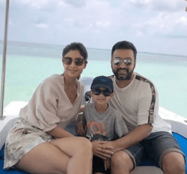 shilpa shetty family holiday maldives