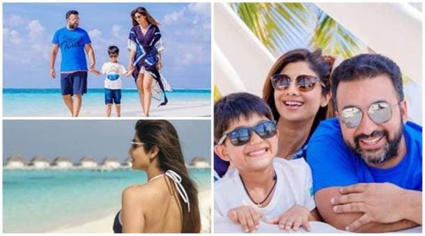 shilpa shetty family holiday