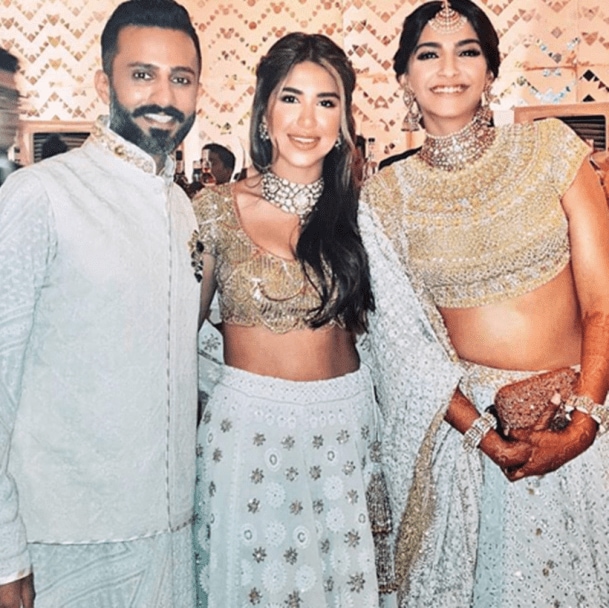 sonam anand ahuja with frnd
