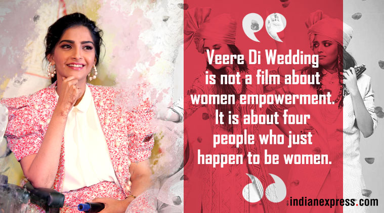 sonam kapoor talks about veere di wedding