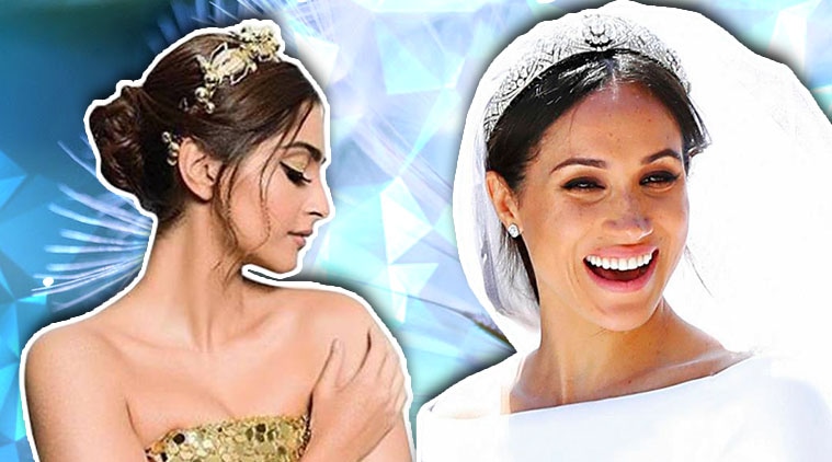 international tiara day, Kate Middleton, Meghan Markle, Royal wedding, sonam kapoor, queen rania, celeb fashion, bollywood fashion, indian express, indian express news