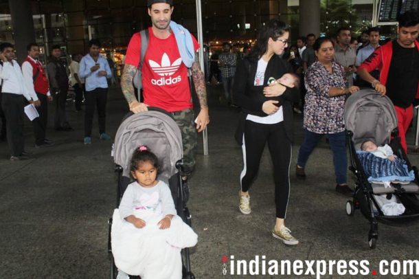 sunny leone and daniel weber family