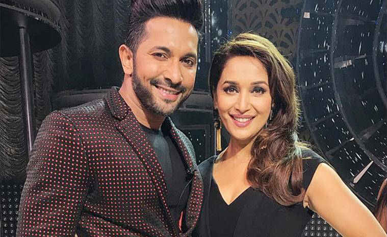 Terence Lewis with Madhuri Dixit