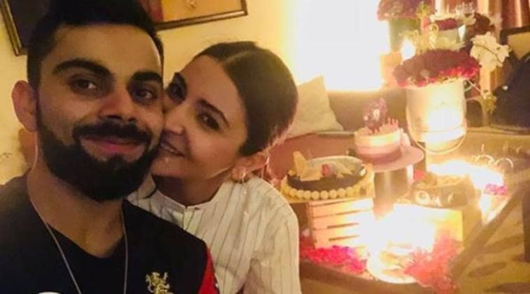 Virat Kohli celebrates anushka sharma's birthday in banglore