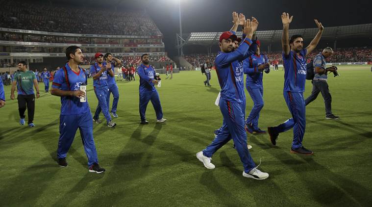 Afghanistan vs Bangladesh, rashid khan, afg vs ban, afg vs ban t20I, shafiqullah, ariful haque, shakib al hasan, dehradun, cricket, indian express