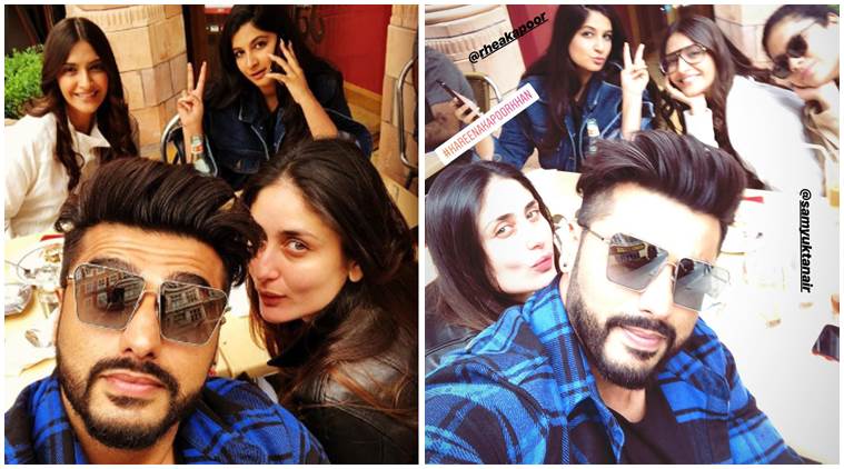 arjun kapoor, sonam kapoor, rhea kapoor, kareena kapoor london
