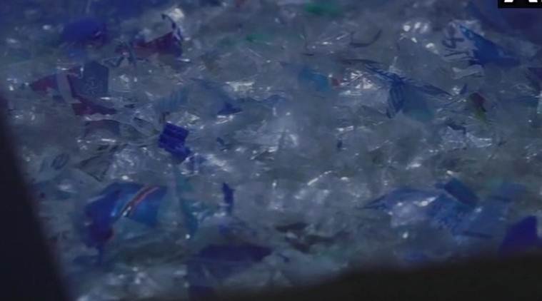 Indian railways, Vadidara, Vadidara railway station, plastic bottle crusher, bottle crushing machine,, Railways' initiative, IRCTC, IRCTC.co.in, vadodara station crealing, piyush Goyal, India news, indian express news