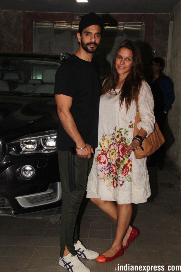 neha dhupia and angad bedi together
