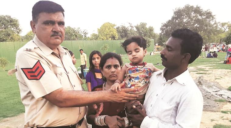 Officer jumps into pond at India Gate to rescue one-year-old