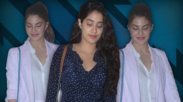 Janhvi Kapoor, Janhvi Kapoor manish malhotra bash, Janhvi Kapoor fashion, Jacqueline Fernandez, Jacqueline Fernandez Race 3 fashion, Shilpa shetty kundra, indian express, indian express news