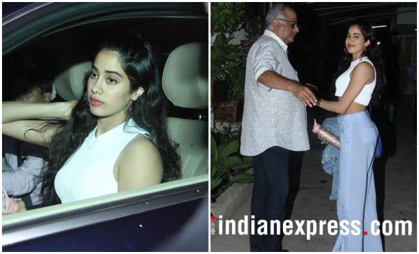 Janvhi Kapoor Boney Kapoor
