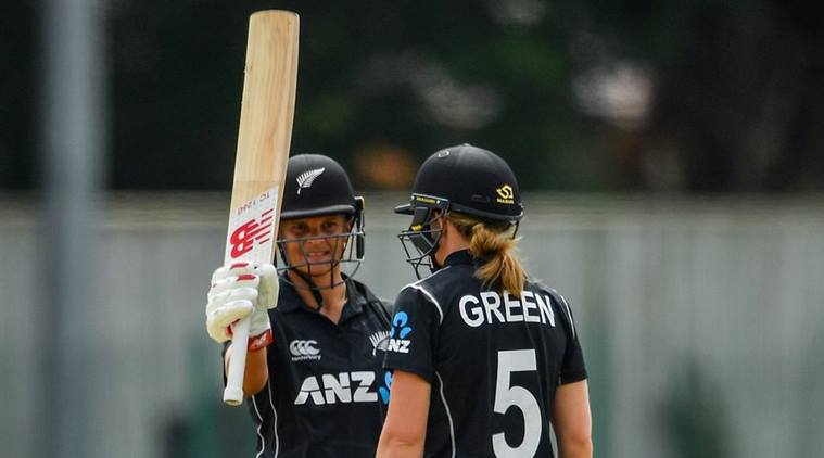 Suzie Bates (151) and Maddy Green (121) scored hundreds in the first ODI against Ireland women in Dublin. (Photo - White Ferns twitter)