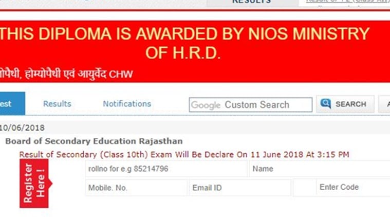 rajeduboard.rajasthan.gov.in, rajresults.nic.in, rbse, rbse 10th result 2018