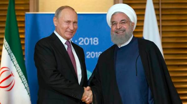 Iran's Hassan Rouhani, Vladimir Putin discuss US exit from nuclear deal