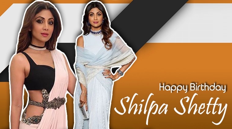 happy birthday shilpa shetty, shilpa shetty, shilpa shetty birthday, hbd shilpa shetty, shilpa shetty belted sari, shilpa shetty latest news, shilpa shetty latest photos, shilpa shetty fashion, celeb fashion, bollywood fashion, indian express, indian express news