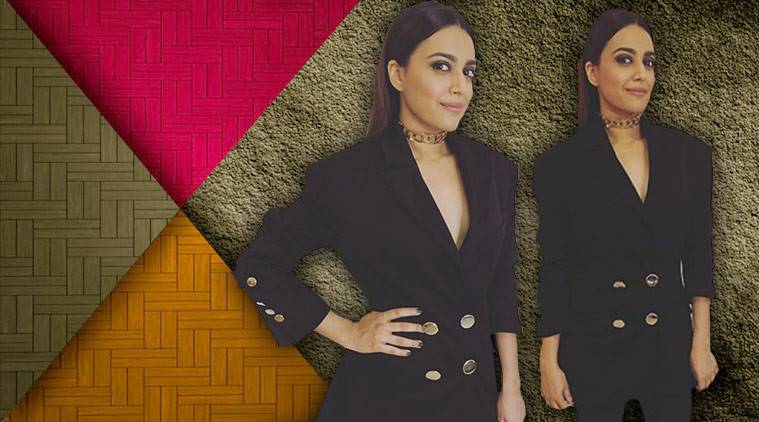 Swara Bhaskar, Swara Bhaskar Veere Di Wedding dresses, Swara Bhaskar pantsuits, Swara Bhaskar Osman Studio, Swara Bhaskar Veere Di Wedding fashion, Swara Bhaskar latest photos, indian express, indian express news