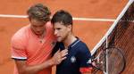Thiem crushes weary Zverev to make last four