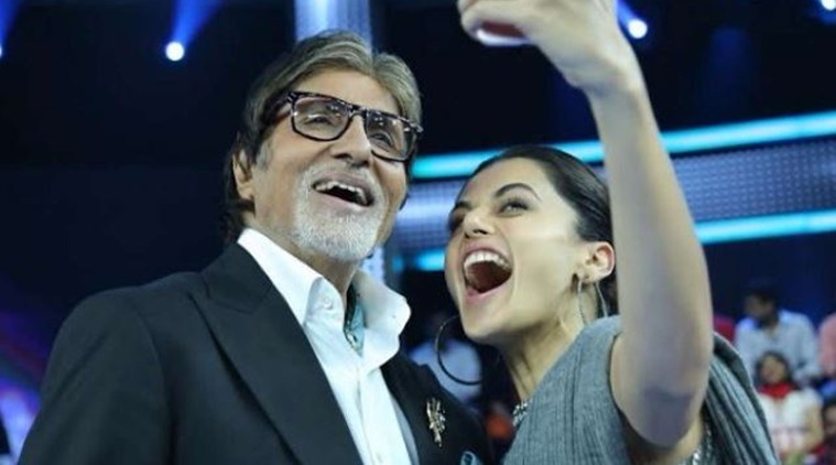 Taapsee Pannu and Amitabh Bachchan
