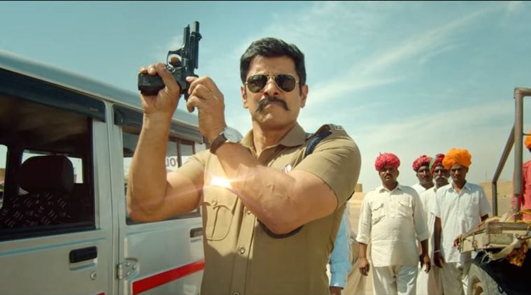 vikram in saamy square