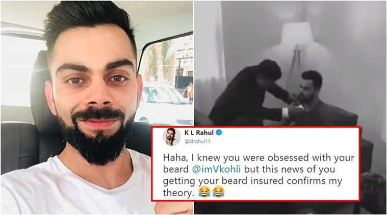 Image result for Virat Kohli's beard been insured