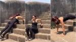 VIDEO: Celebrity trainer Yasmin Karachiwala shows how to do moving squats, incline push-up and more