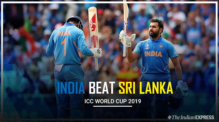 India Vs Sri Lanka World Cup 2019 HIGHLIGHTS Rohit Rahul Power India