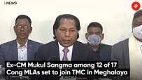 Ex-CM Mukul Sangma among 12 of 17 Cong MLAs set to join TMC in Meghalaya Ex-CM Mukul Sangma among 12 of 17 Cong MLAs set to join TMC in Meghalaya