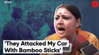 West Bengal bypolls: Asansol BJP candidate Agnimitra Paul alleges stones were pelted at her car West Bengal bypolls: Asansol BJP candidate Agnimitra Paul alleges stones were pelted at her car