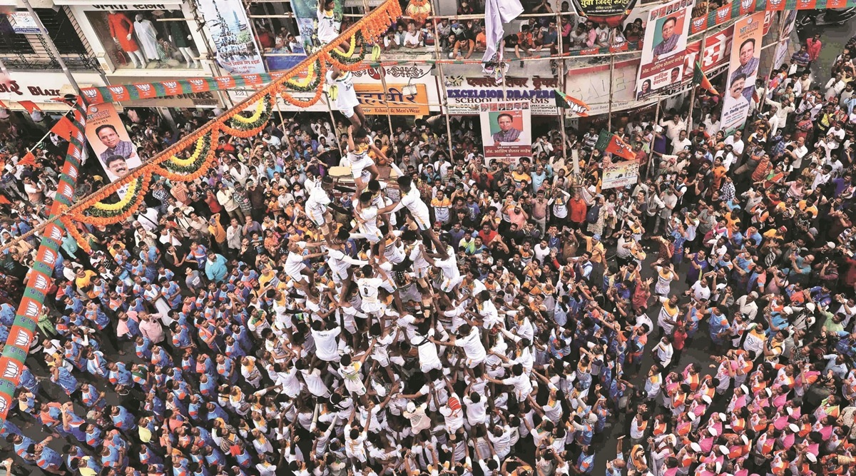 Festive Dahi Handi Returns After 2 Years Of Curbs Mumbai News The