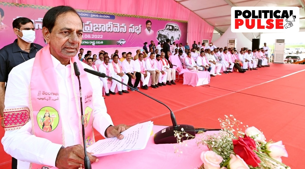 Its Game On In Crucial Telangana Bypoll KCR Holds Meeting Amit Shah