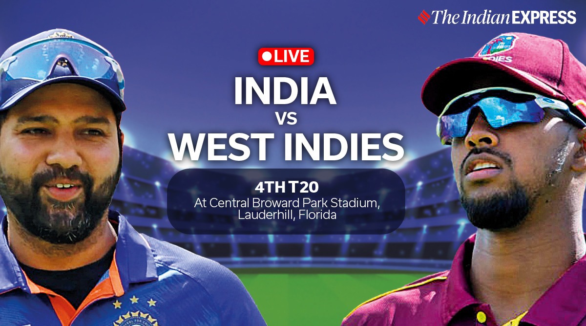 IND vs WI 4th T20I Live Score Updates: McCoy snaps up Dinesh Karthik, India lose 5th wicket