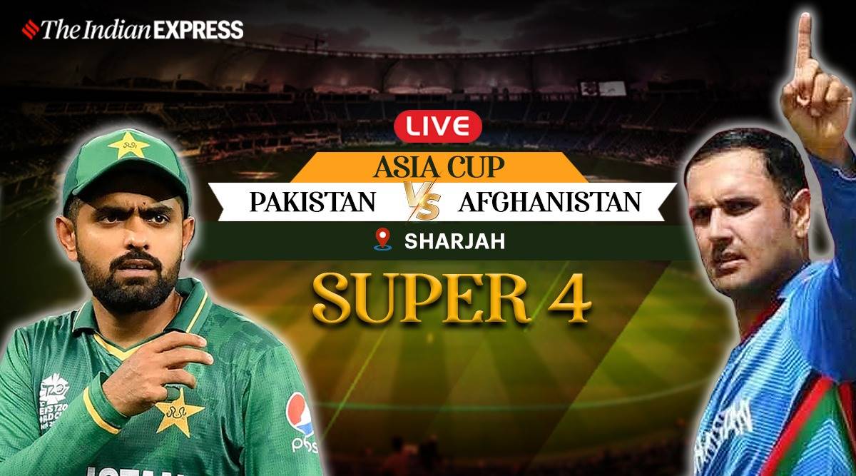 PAK vs AFG Asia Cup 2022 Live Score Updates: Iftikhar Ahmed falls, Pakistan go four down