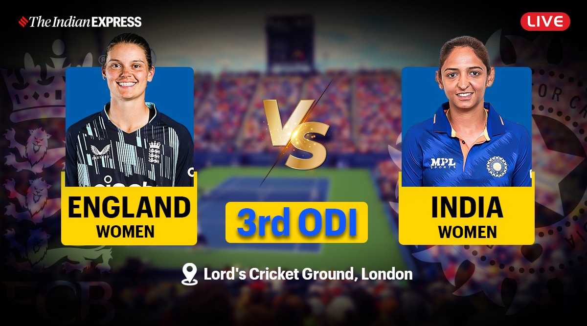 England W vs India W (ENG vs IND) 3rd ODI Live Updates: Renuka Singh departs, IND down to last wicket