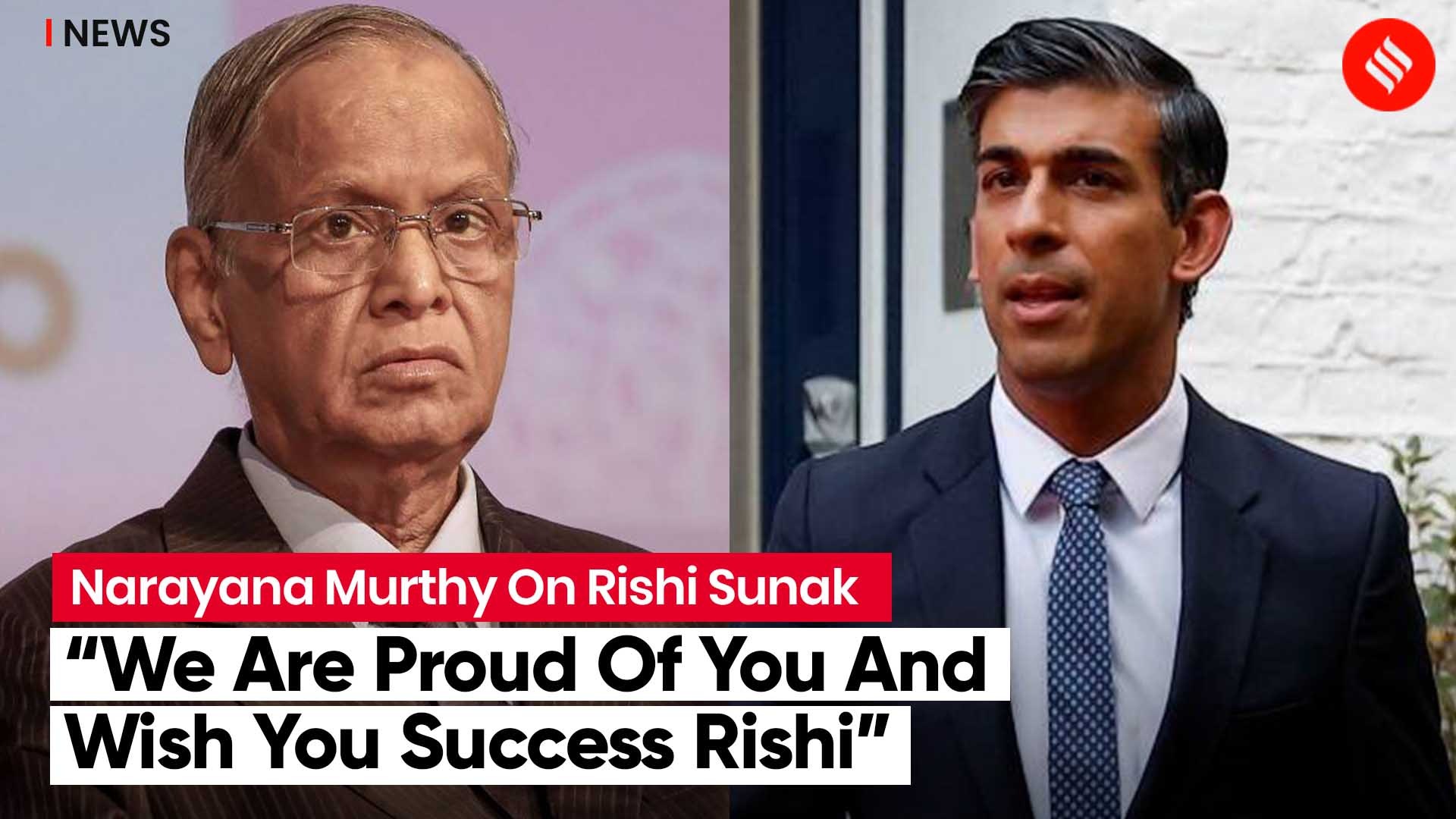 Narayana Murthy Infosys Co Founder Congratulates Son In Law Rishi Sunak