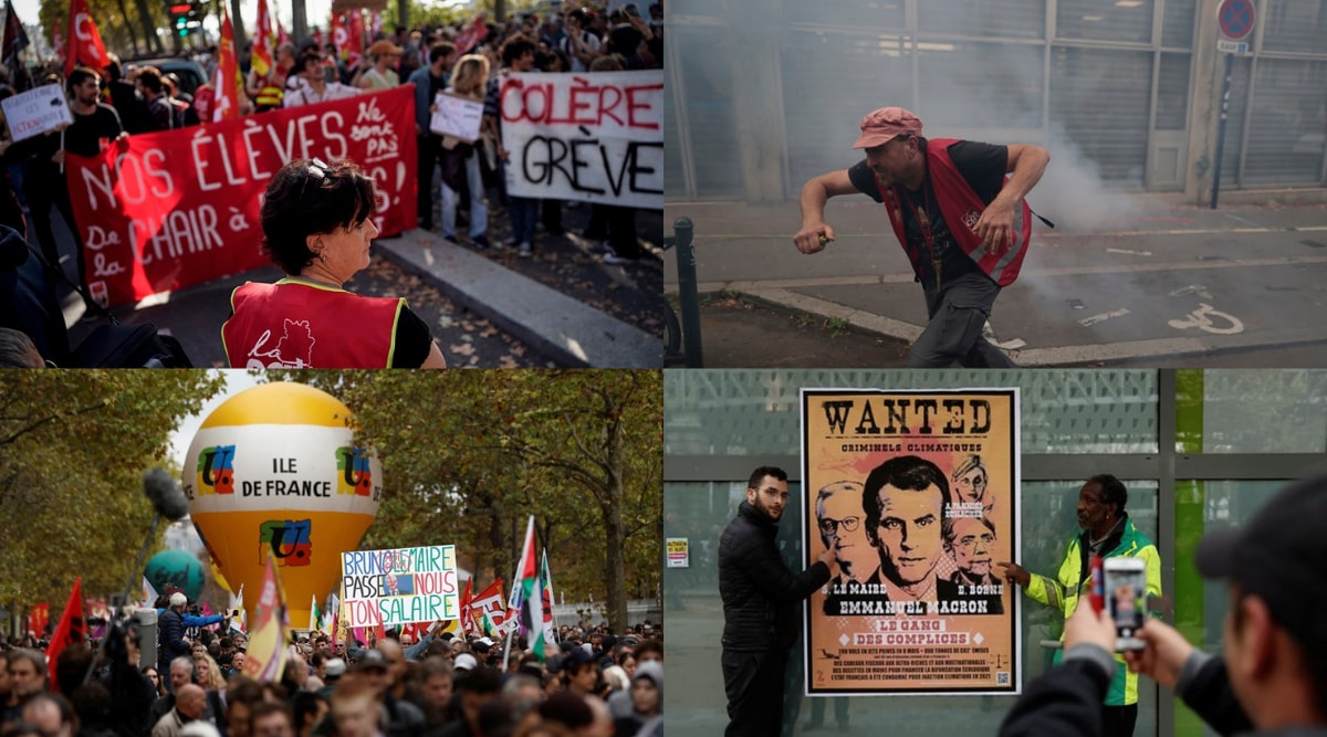 Protests Erupt Across France For Higher Pay As Inflation Worsens