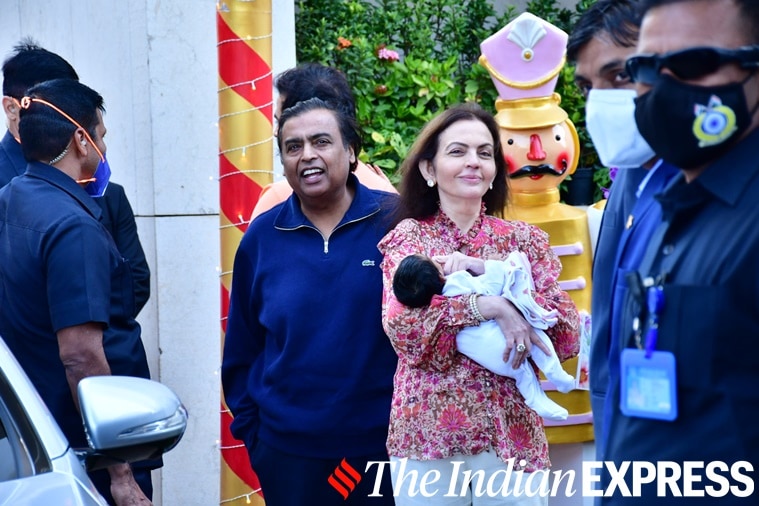 New Parents Isha Ambani And Anand Piramal Return To Mumbai With Their