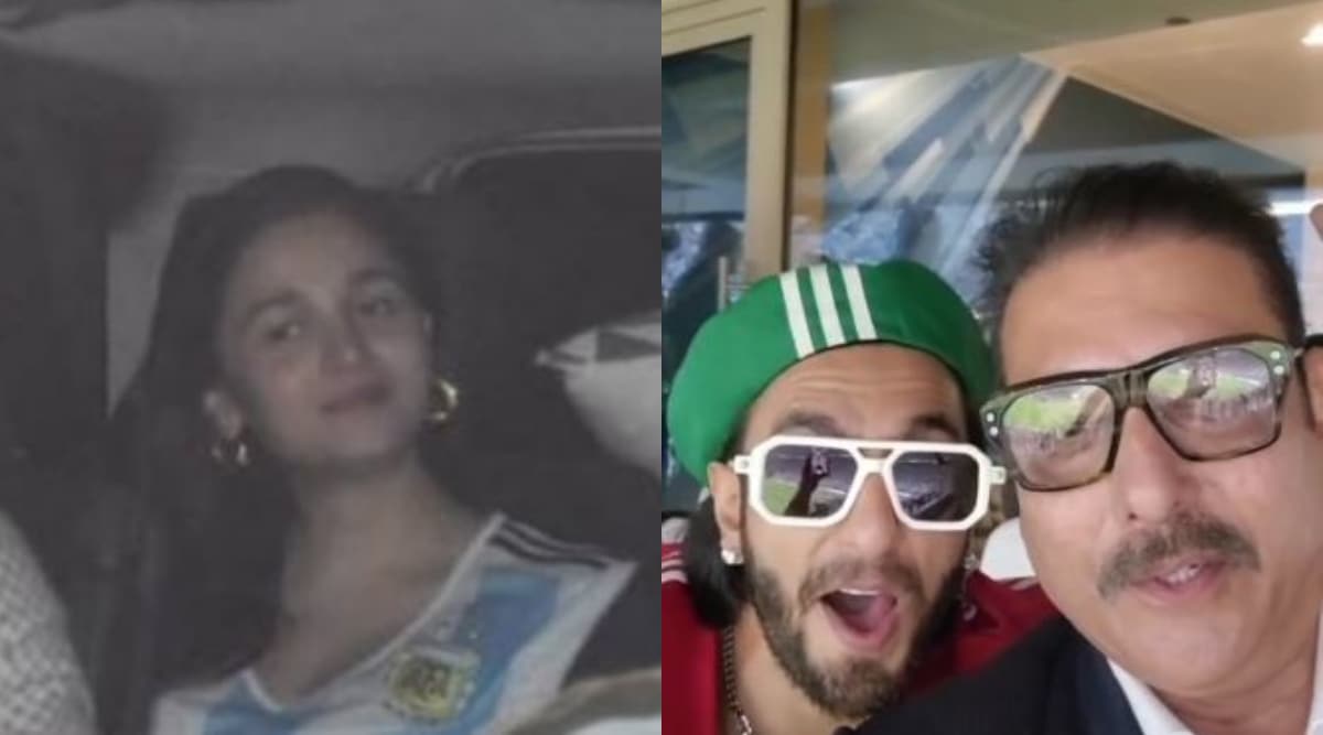 Fifa World Cup Final Ranveer Singh Kisses Ravi Shastri In Qatar New