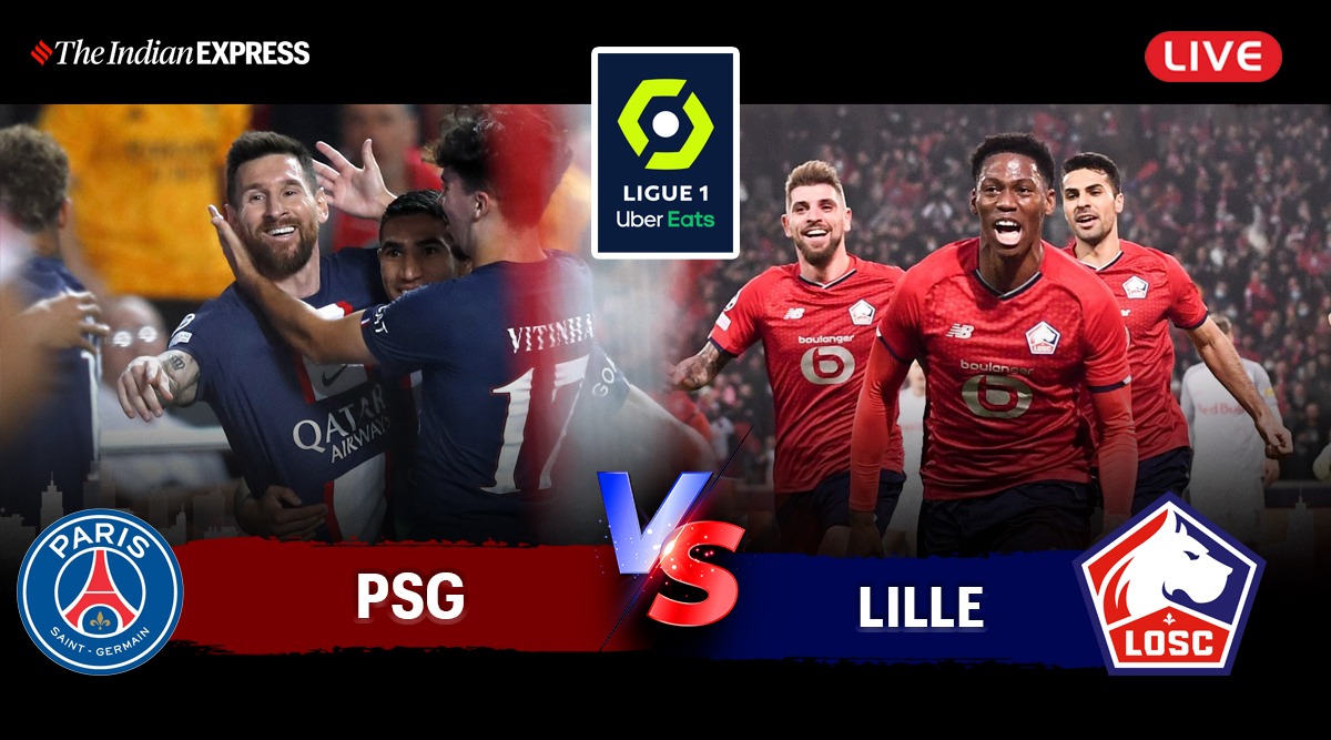 PSG vs Lille Live Score Updates: Kylian Mbappe and Neymar on the scoresheet, PSG 2-1 LOSC at half time, Lionel Messi starts