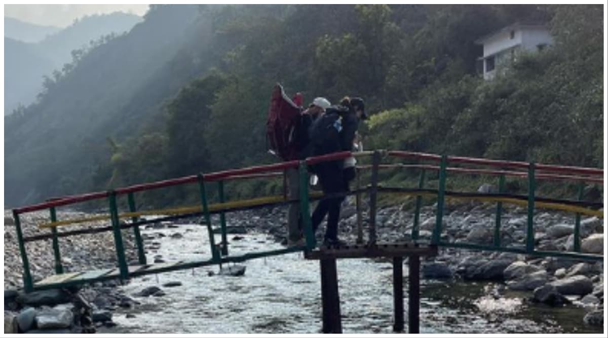 Baby Vamika Clings Onto Mom Anushka Sharmas Back As They Go Trekking