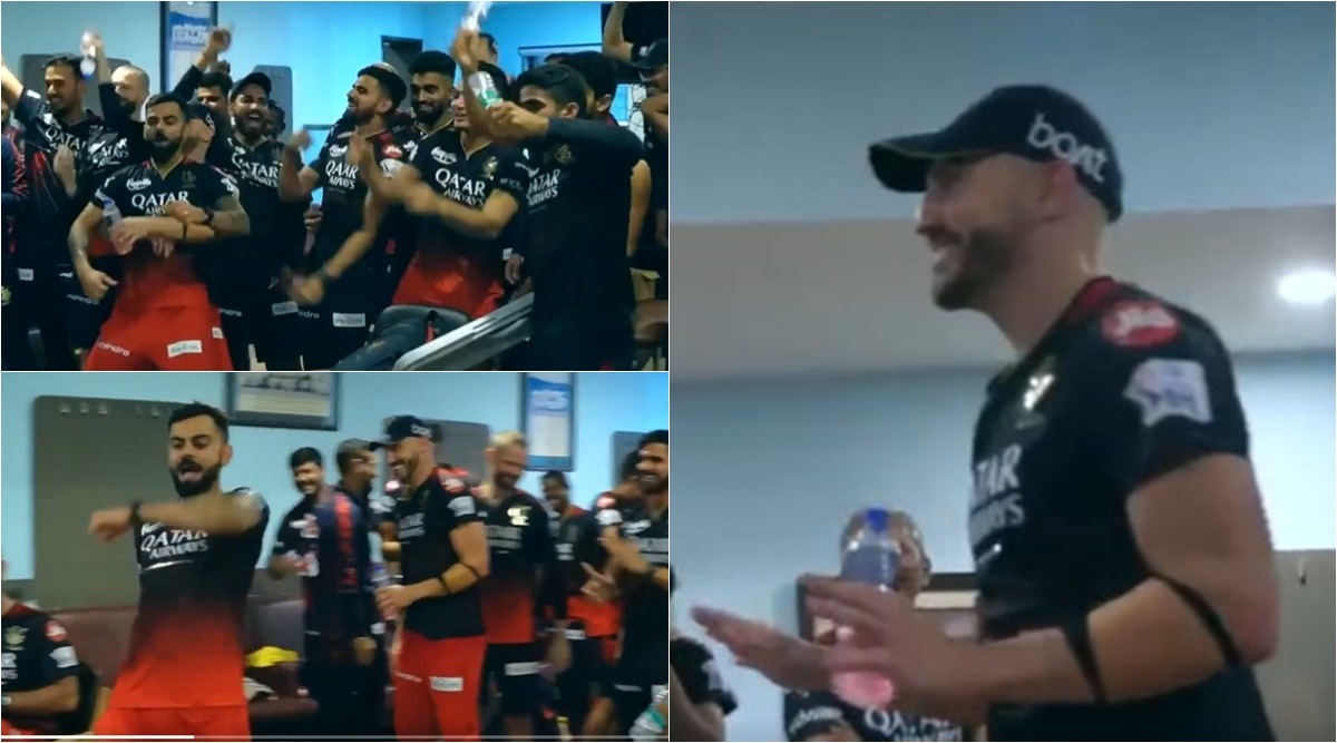 IPL 2023 Watch Royal Challengers Bangalore Celebrate Win Against