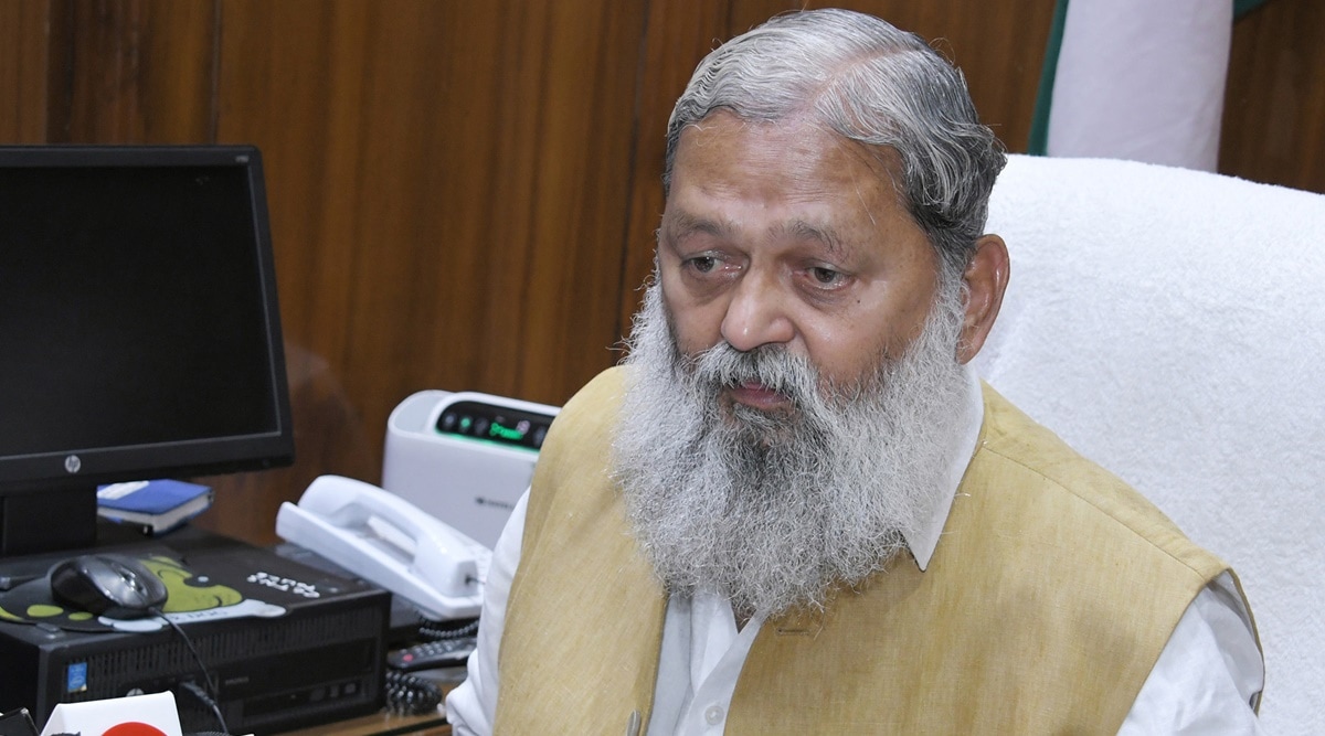 After Surprise Inspection Haryana Home Minister Anil Vij Suspends