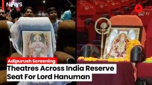 Theatres In Gorakhpur, Lucknow Screening Adipurush Reserve Seat For Lord Hanuman