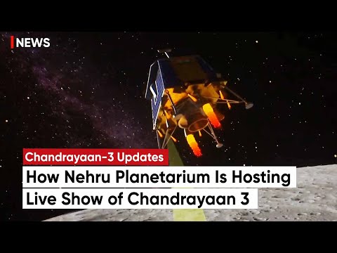 Nehru Planetarium Hosts Live Show Of Chandrayaan S Moon Landing With