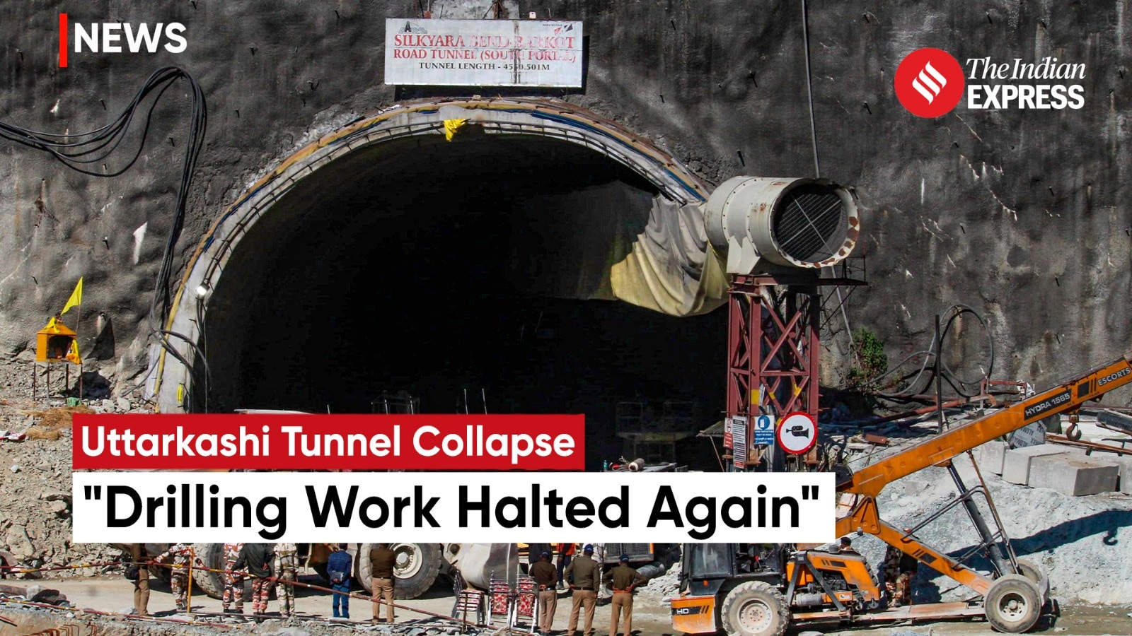 Uttarkashi Tunnel Rescue Drilling Work Halted Again After Technical