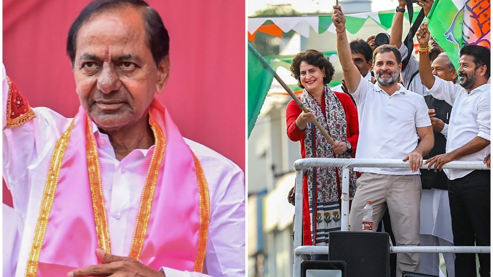 Telangana Election Results 2023 Initial Trends Show Congress Taking