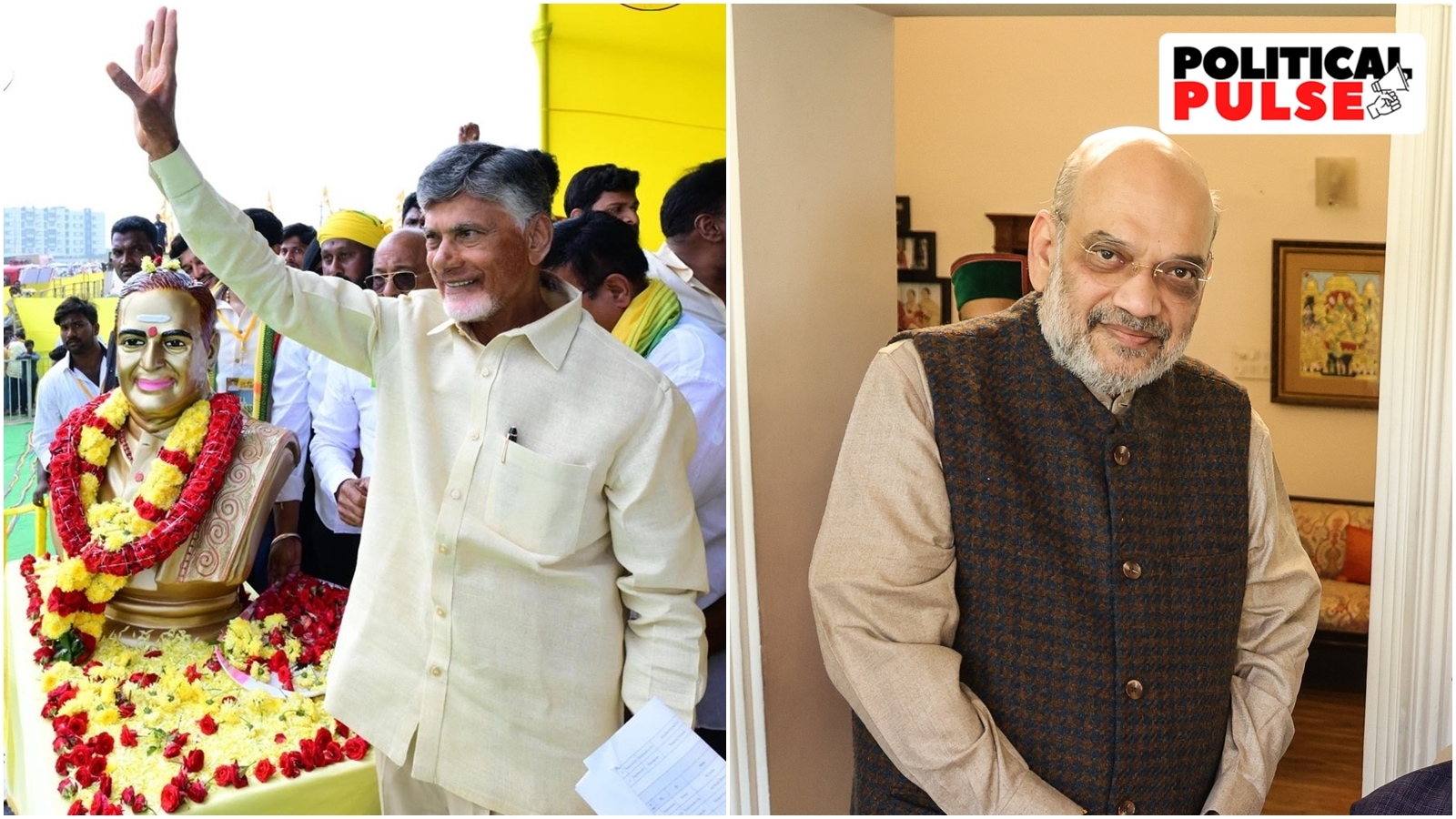 Chandrababu Naidu In Delhi Amid Talk Of Tdp Bjp Tie Up Top Leaders