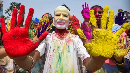 Holi 2024: With Holika Dahan, people kickstart festival of colours