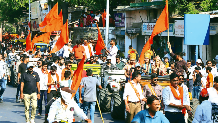 Shobha Yatras mark Ram Navami; CM flags off procession in Mehsana
