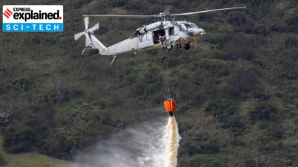 What is a Bambi Bucket, being used by an IAF helicopter to fight Nainital forest fires?