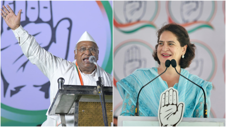 In last 2 phases, Kharge and Priyanka to lead Congress campaign in Maharashtra; not Rahul